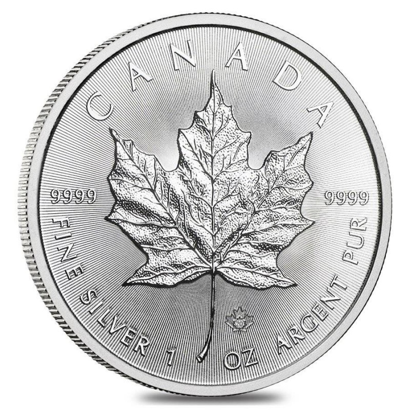 1 oz Silver Coin - Canadian Maple Leaf - Canadian Royal Mint – TAC Bullion and Collectables