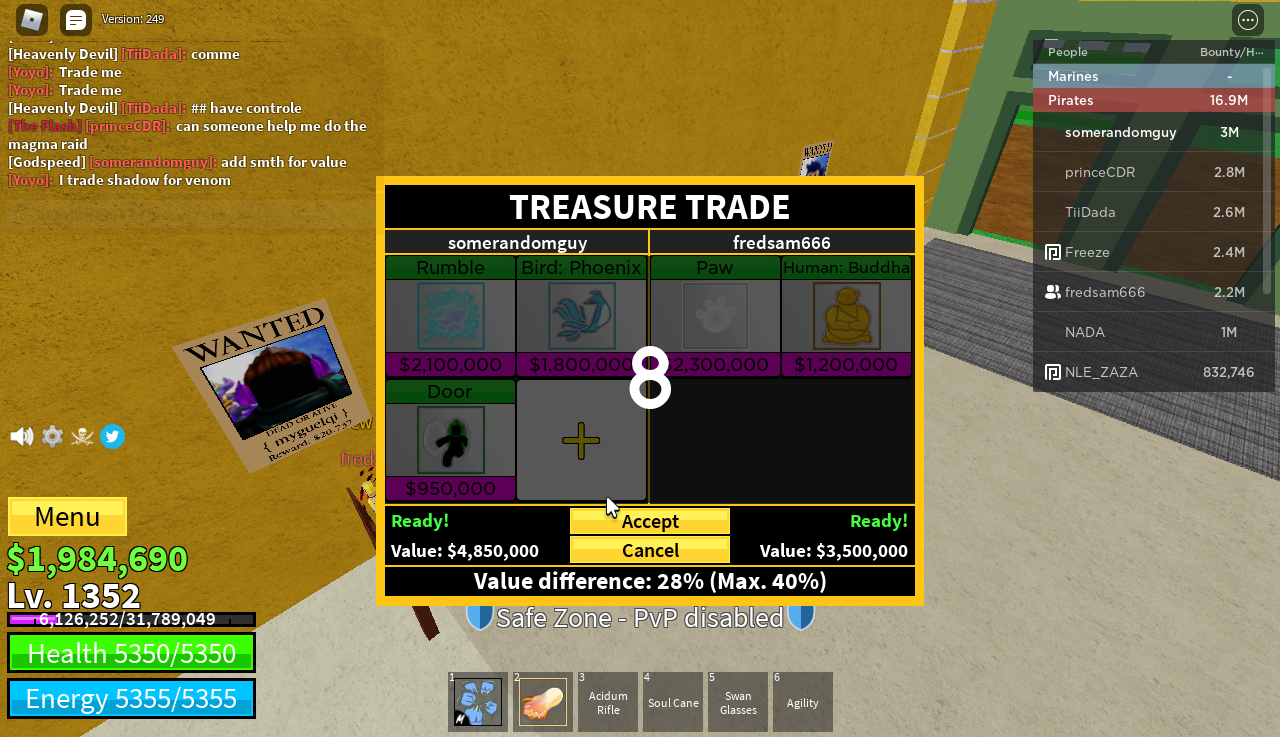 Blox Fruits Trading Server