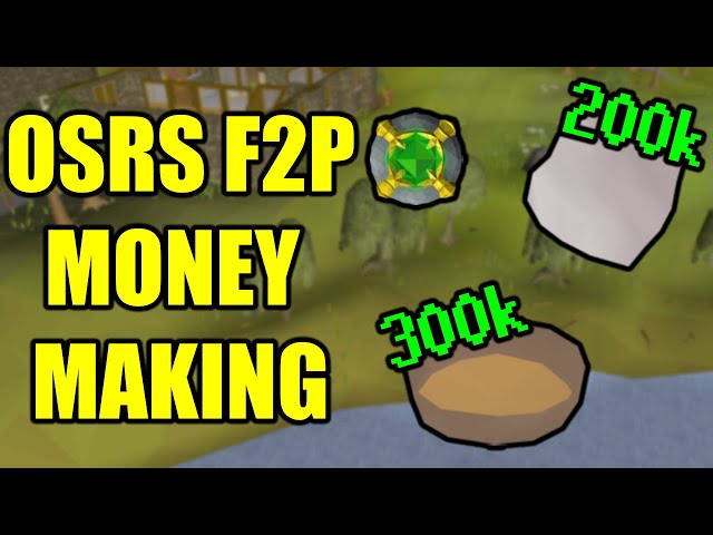 OSRS F2P Money Making Runescape Guide | Ways To Earn Gold Bars