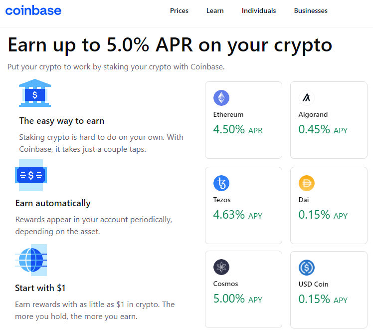 Coinbase’s simple inline invite panel and referral rewards