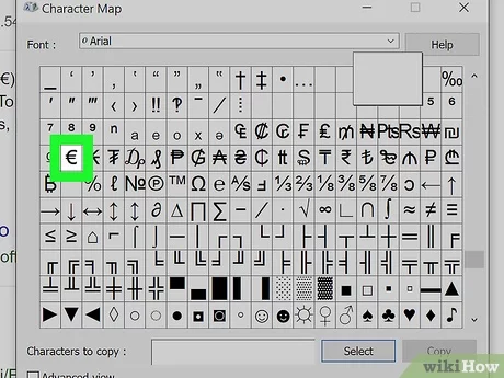 Euro symbol ASCII Code