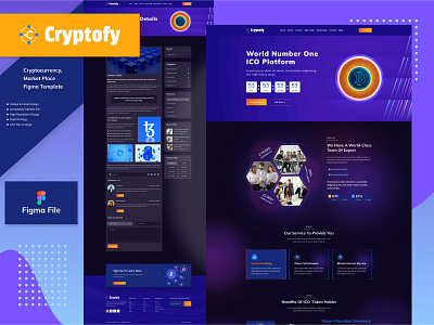 Free Crypto Website Template | Figma Community