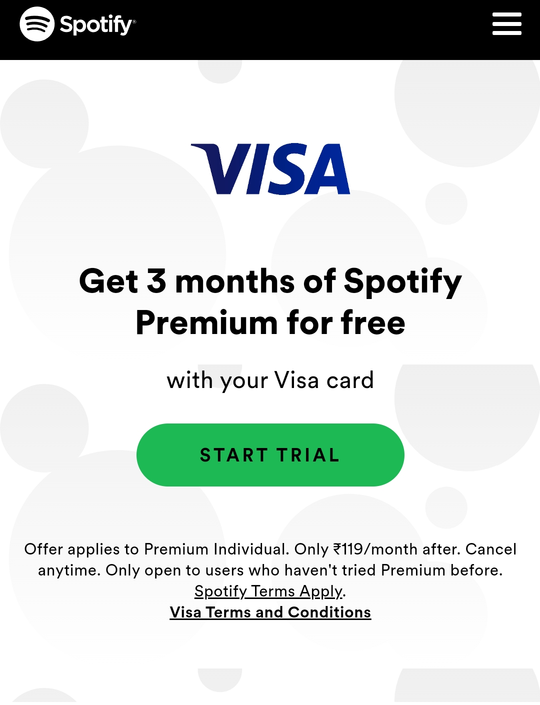 Payment methods - Spotify