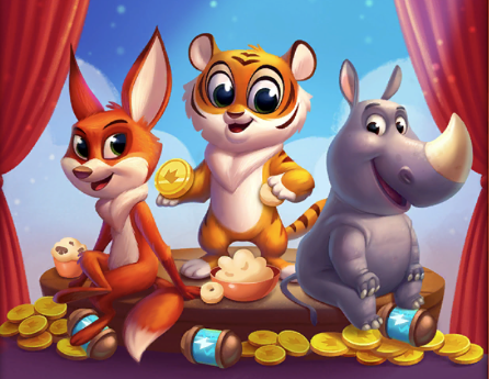 Pets in Coin Master - The Power of Max Level Foxy, Tiger, Rhino