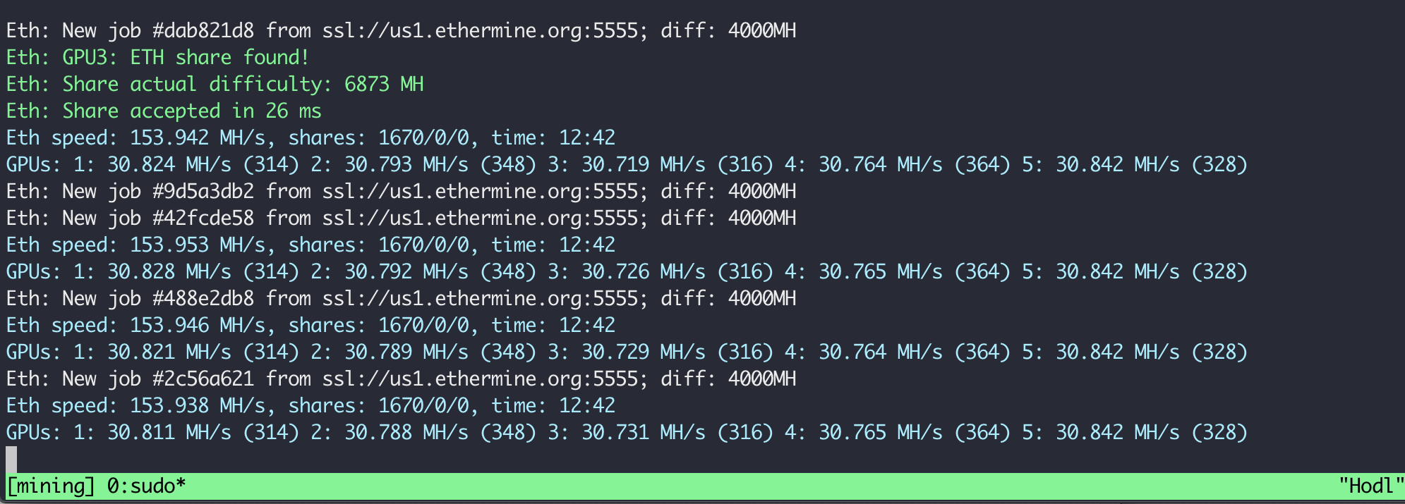 GitHub - ethereum-mining/ethminer: Ethereum miner with OpenCL, CUDA and stratum support