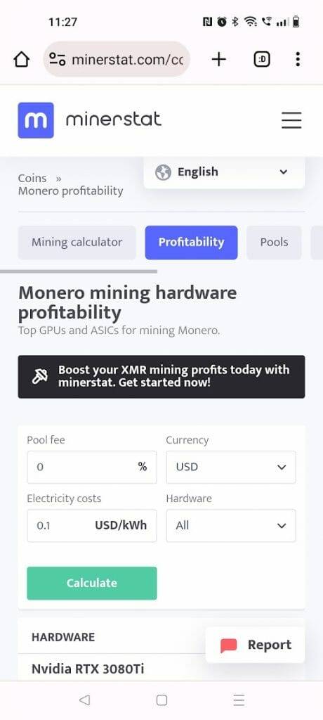 Monero Original (XMO) Mining Calculator & Profitability Calculator - CryptoGround