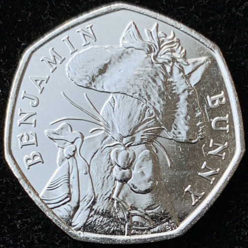 Benjamin Bunny 50p Silver Proof Coin | Chard