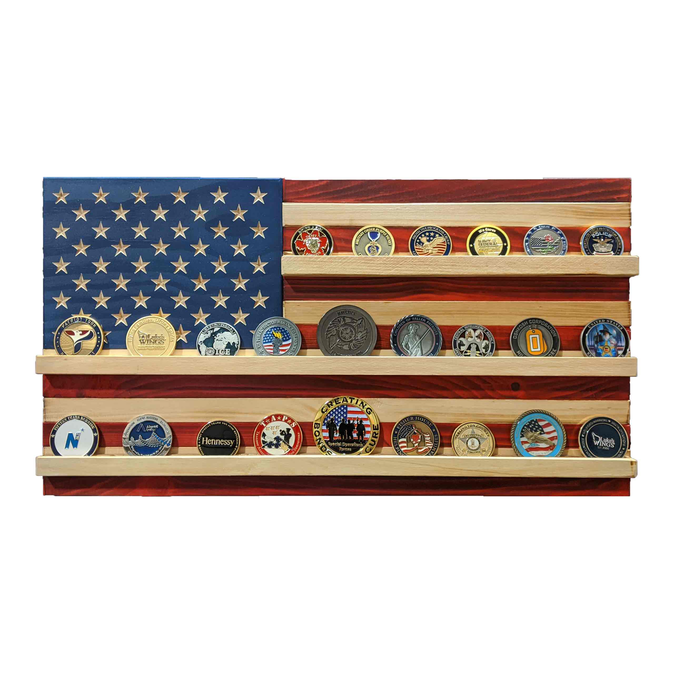 Challenge COIN DISPLAY STANDS - Coin Display Rack – The Military Gift Store