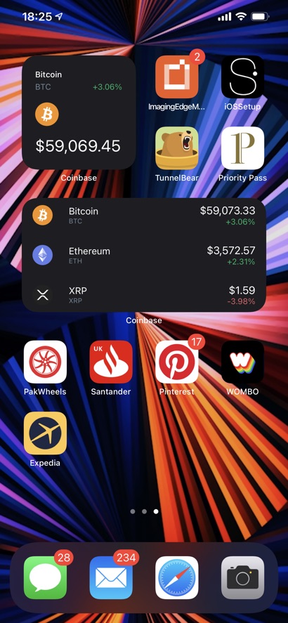 How can I add a widget to my home screen? - The Crypto App