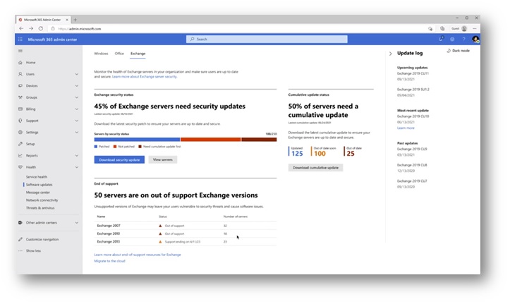 Determine version number and service pack - Exchange | Microsoft Learn