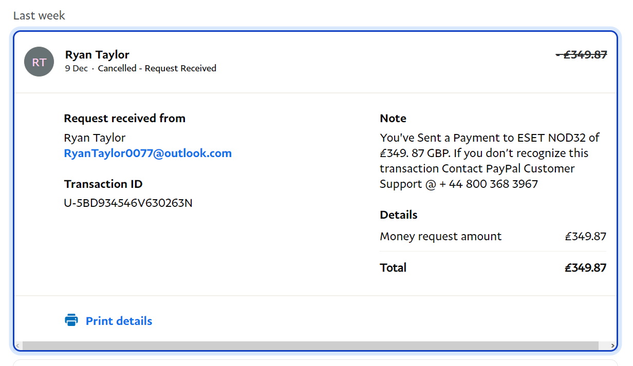 Can I cancel a money transfer from my bank to my PayPal account? | PayPal US