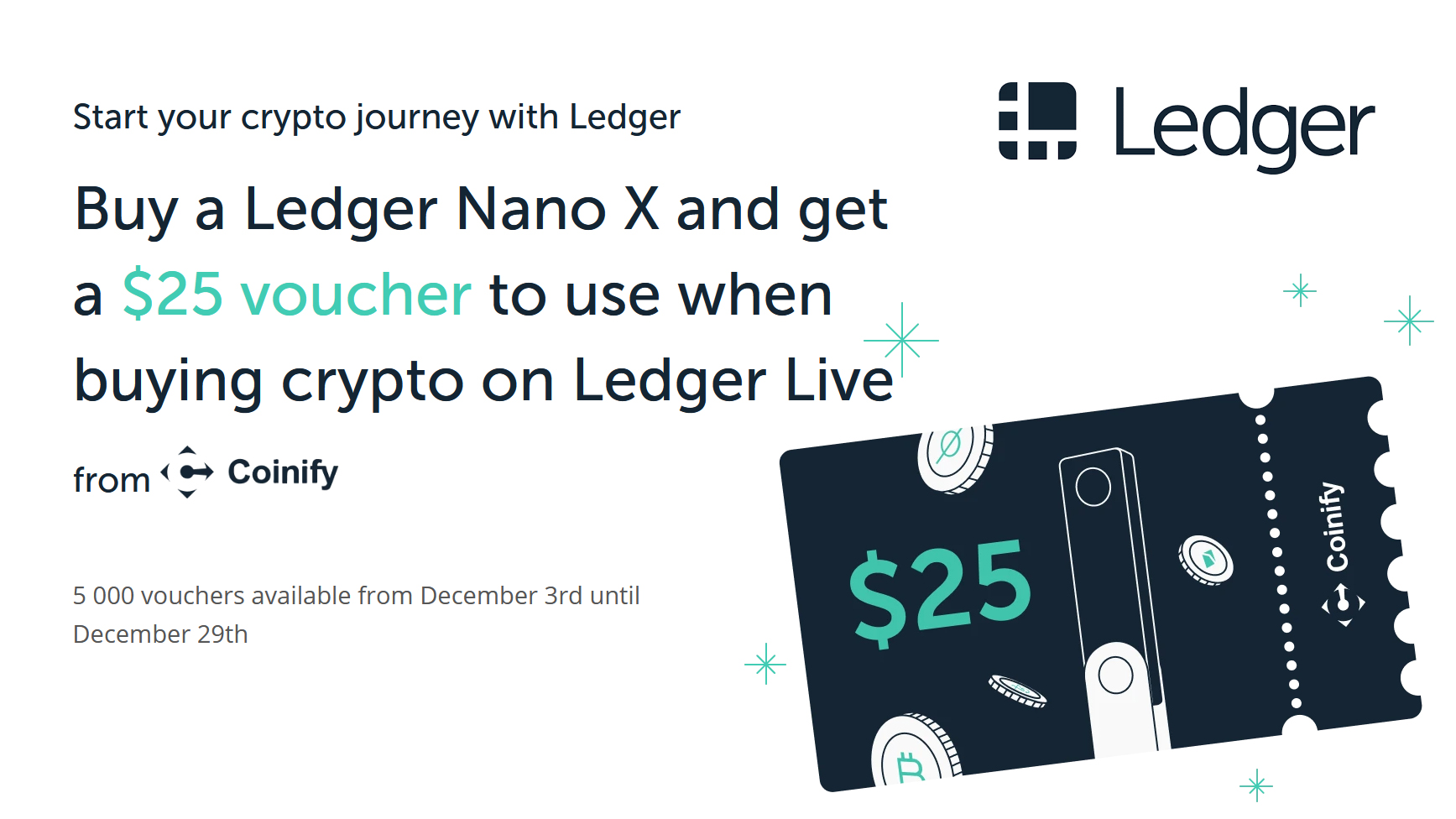 ▷ Ledger Nano X Discount Code UK | 10% off | Crypto Hardware Wallet