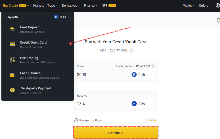 Does Binance accept credit card deposits? - AeronPay - Quora