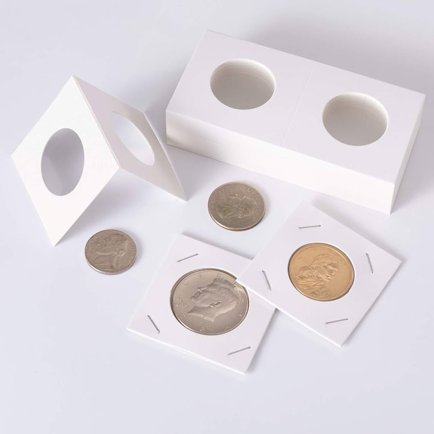 Cardboard Coin Holders 2x2 (Staple Type) – bymobile.rus - Wynyard Coin Centre