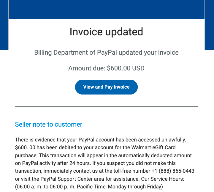 Fraud Dangers | PayPal Scam Email | PayPal CA