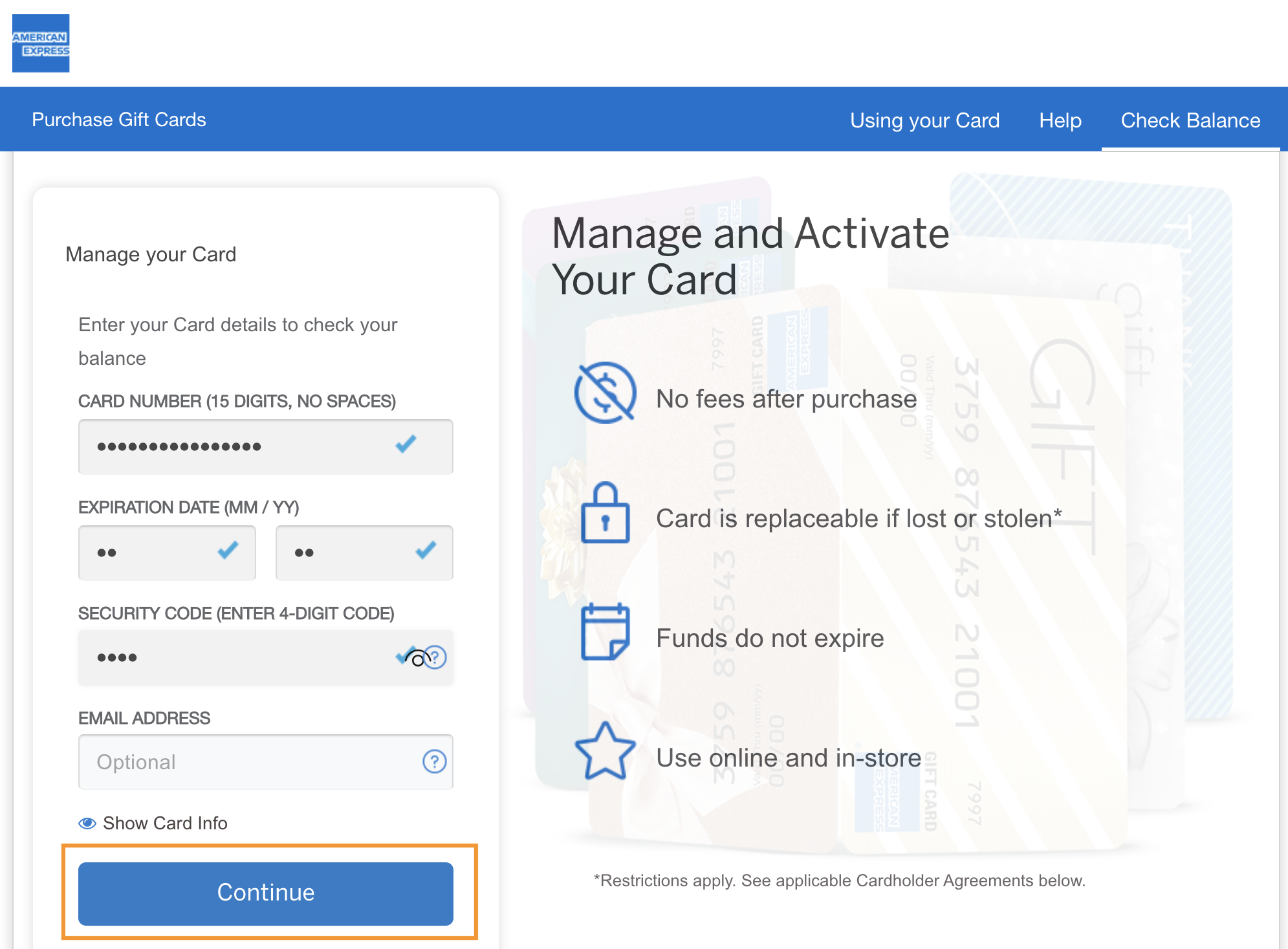 How To Activate American Express Gift Card and checking your Card Balance