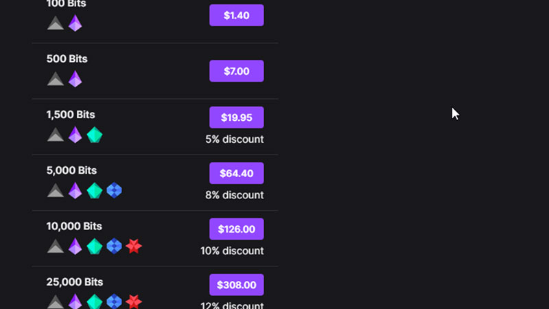 Bits to USD Calculator - Twitch Bits to USD Converter []