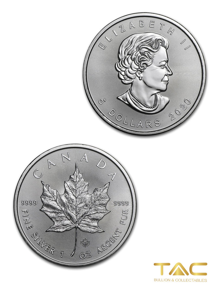 Bullion List - Silver - 1oz Silver Canadian Maple Leaf 