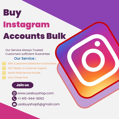 Buy Bulk Instagram Accounts/Buy Aged Instagram Accounts cheap