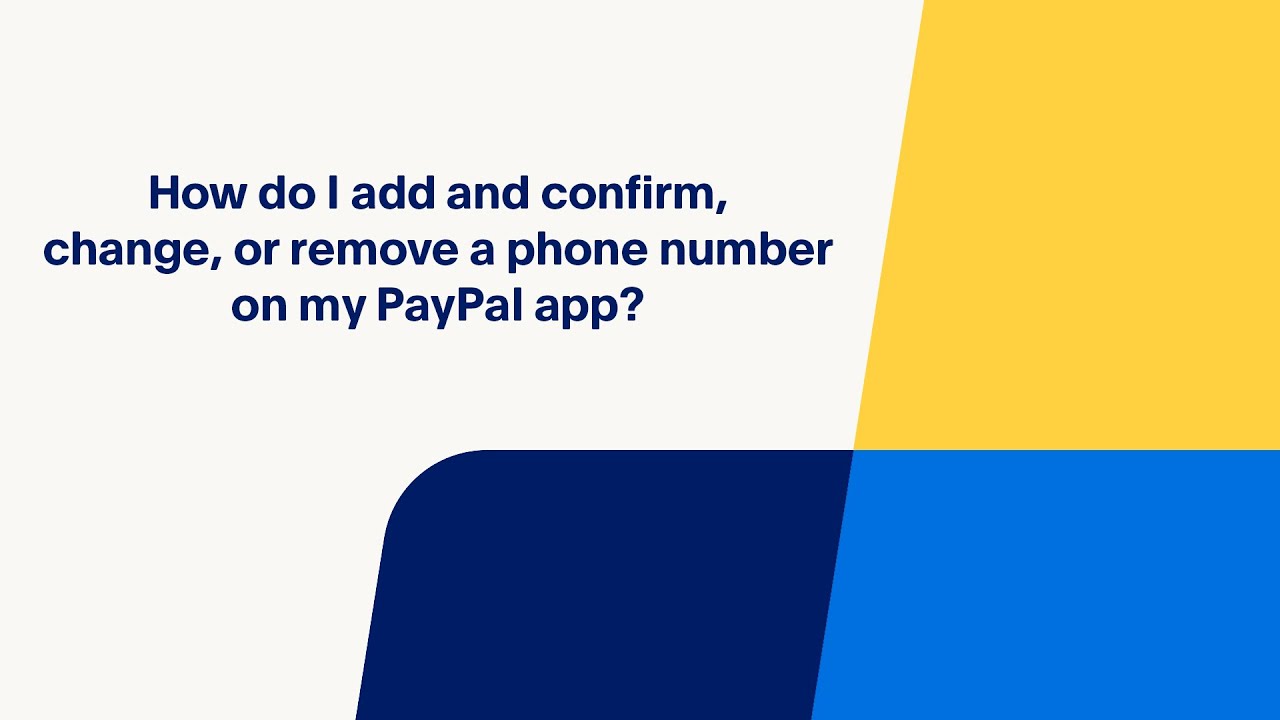 How do I confirm my phone number? | PayPal MY