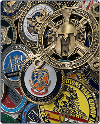 th Anniversary Challenge Coin – Blue – Former Texas Rangers Foundation