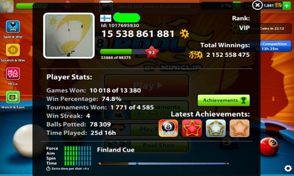 8 Ball Pool v ((Mod Menu)) APK Download.