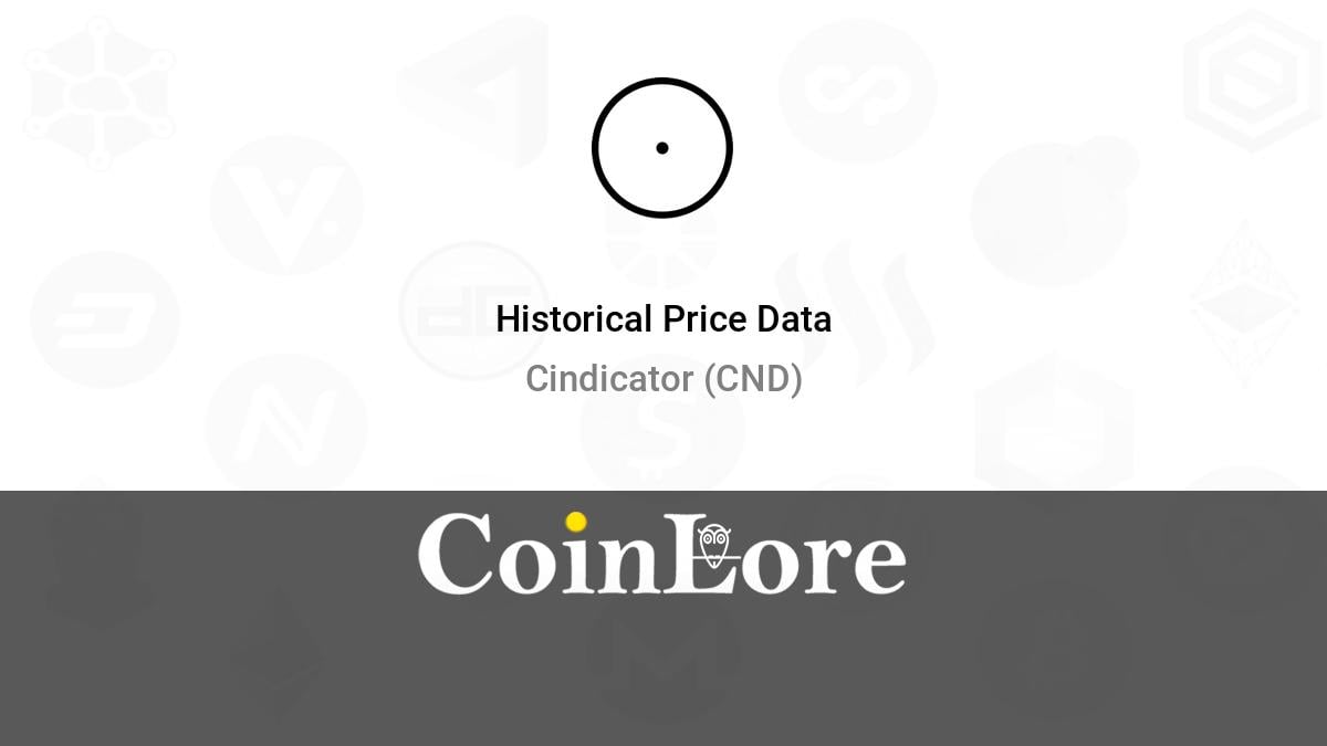 Cindicator Price Today US | CND to USD live, Charts, Market Cap, News - Sahi Coin