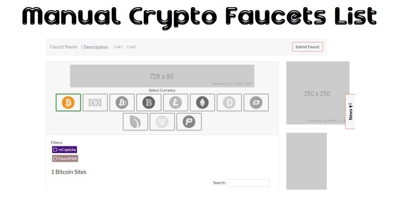 Faucet List 🔝 - the only one you need. Bitcoin and altcoins