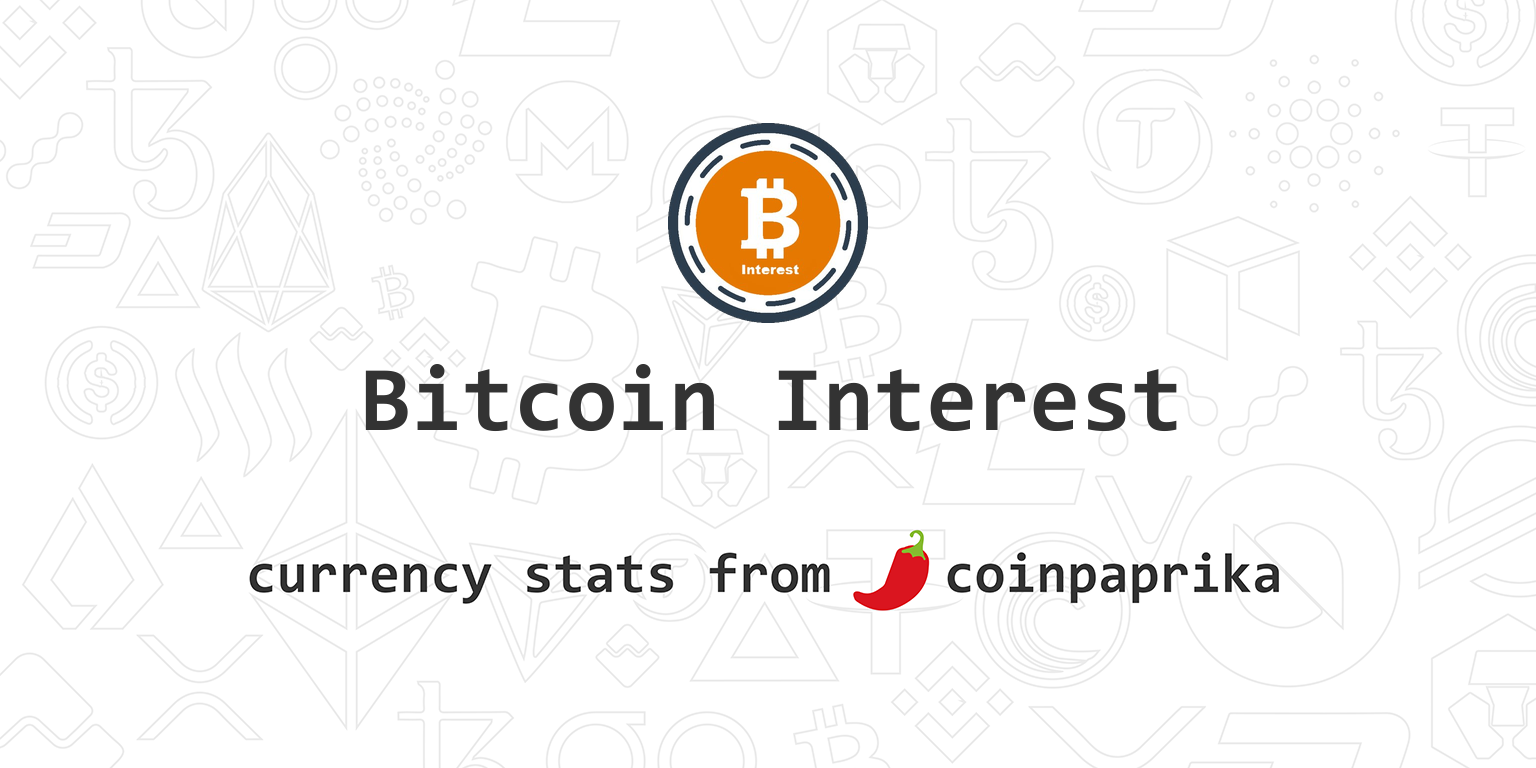 Bitcoin Interest price today, BCI to USD live price, marketcap and chart | CoinMarketCap