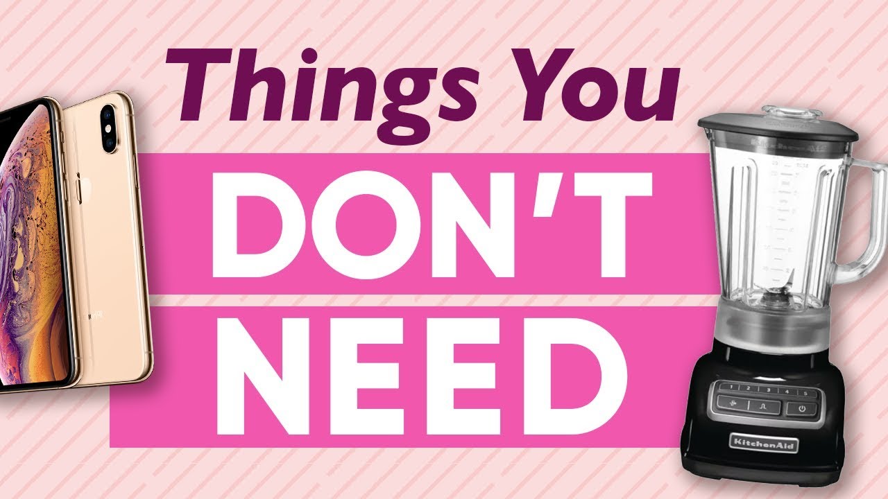 9 Unnecessary Items You Think You Need To Buy - New Trader U