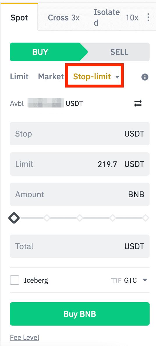 How to place a limit order on Binance - Skymazon