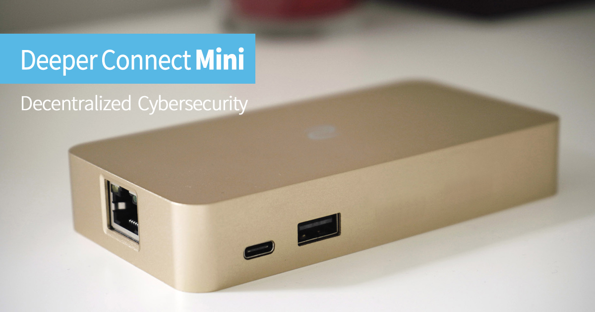 Deeper Connect Mini Decentralized VPN & Firewall Hardware: $ – Apple World Today