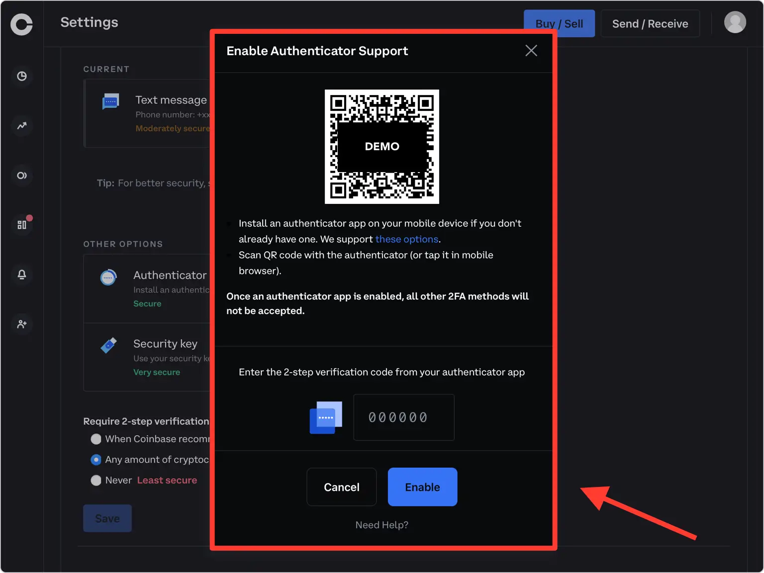 How to Protect Your Coinbase Account With Two-Step Verification