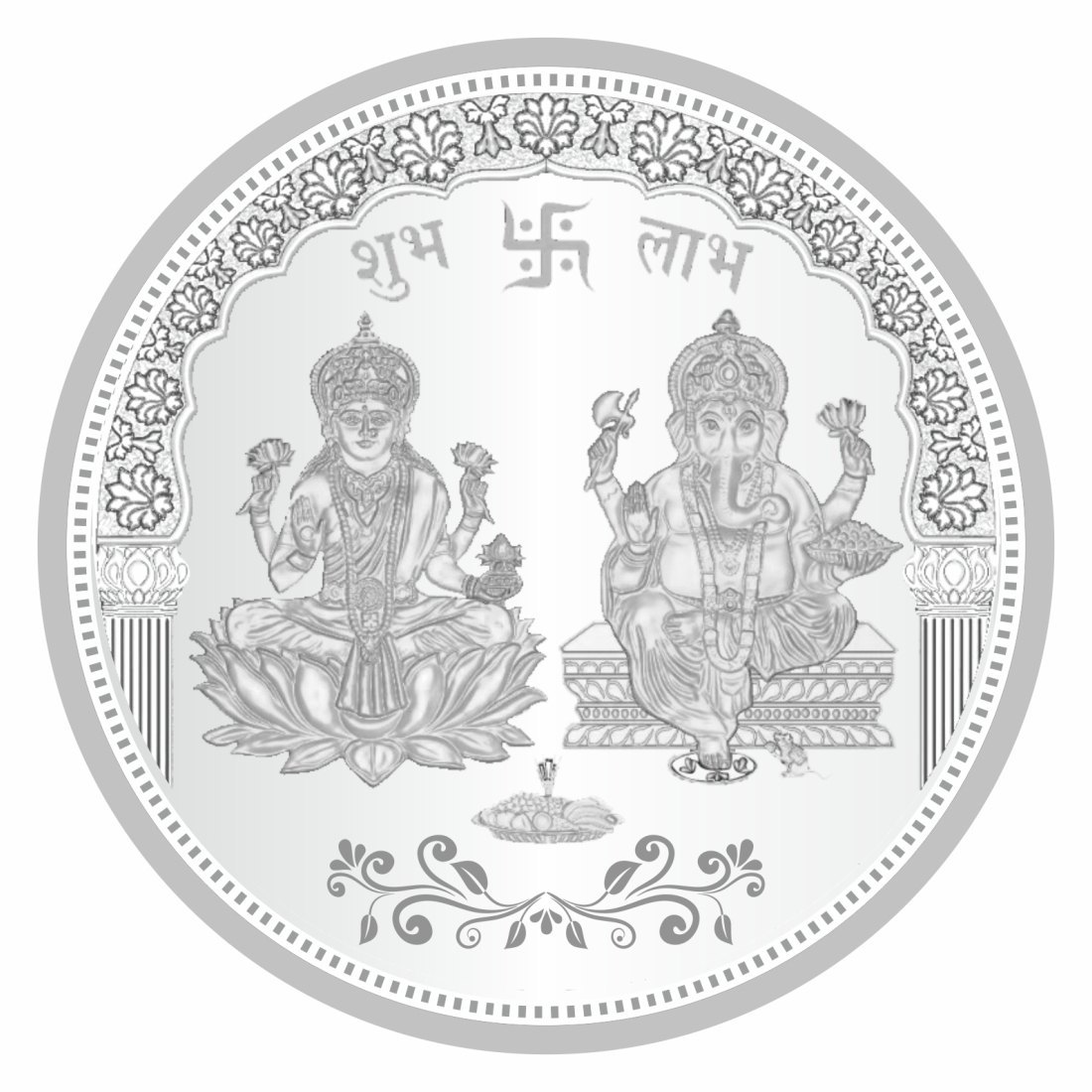 Laxmi Ganesh Silver Coins, For Pooja at Rs in New Delhi | ID: 