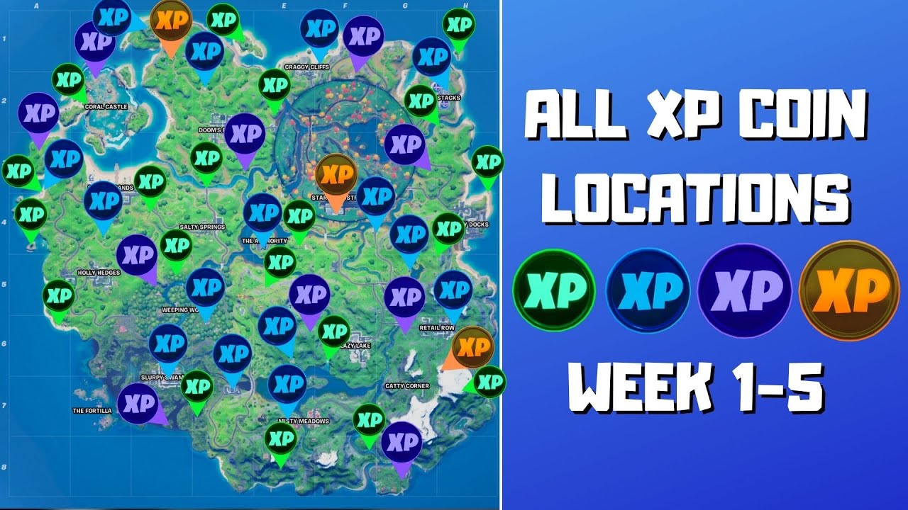 Fortnite | XP Coins Location - Season 2 - GameWith