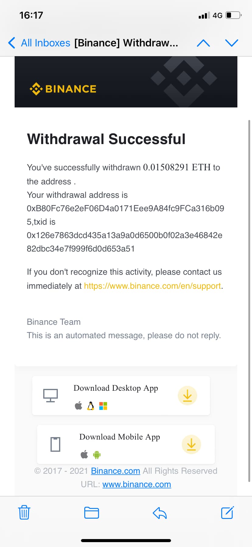 Sending ETH to Trust wallet - English - Trust Wallet