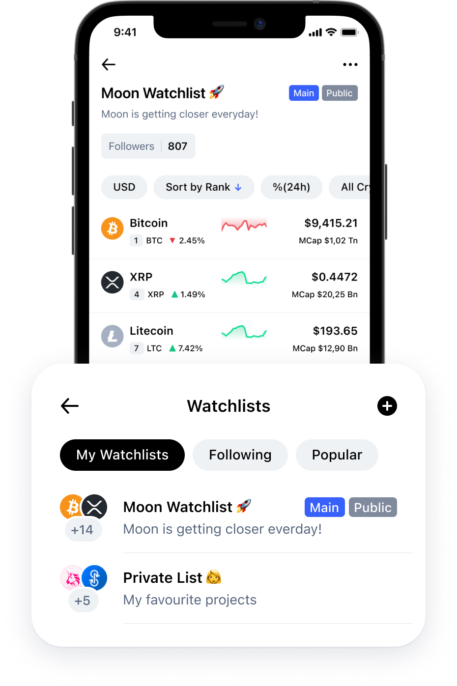 How to Install and Use the CoinMarketCap Mobile Widget (iOS and Android) - GloryFinance