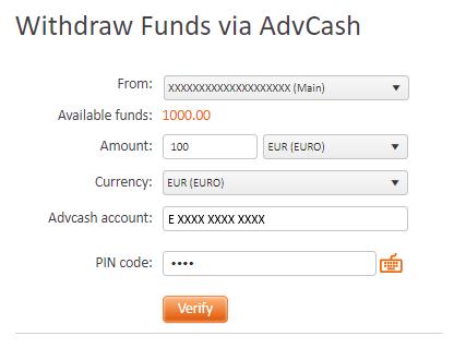 Advcash official – Telegram