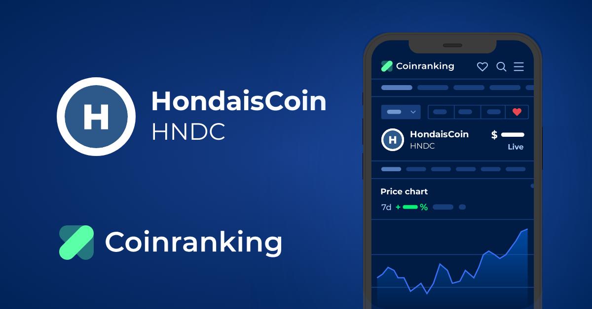 Convert 25 HNDC to ETH - HondaisCoin to Ethereum Converter | CoinCodex