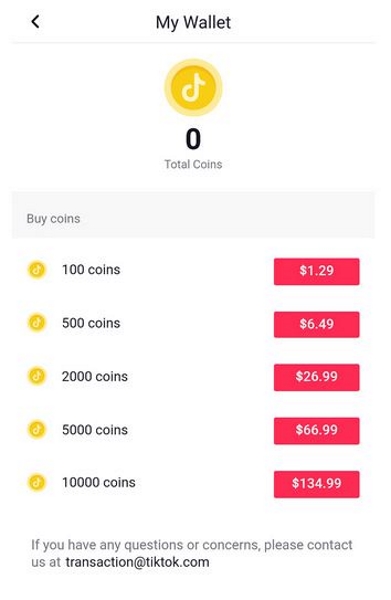 How to buy coins on TikTok? - SocialPubli