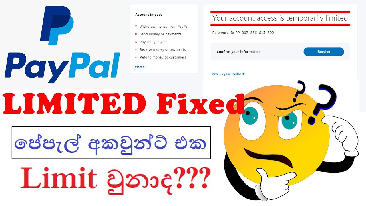 Solved: PayPal Permanently Limited my account - Without Wa - PayPal Community