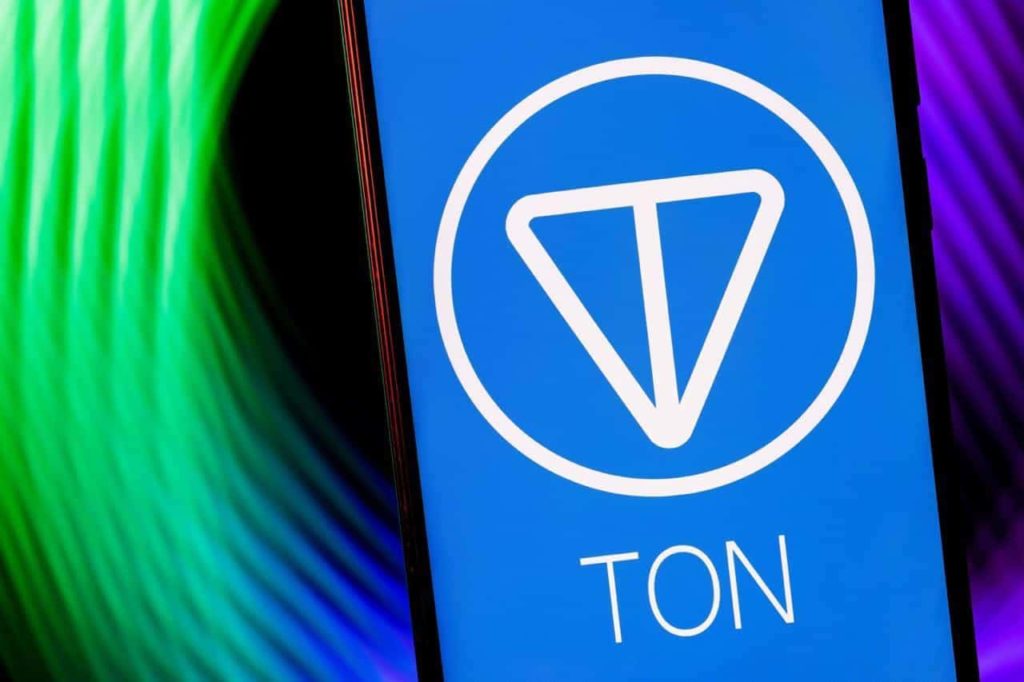 Cryptocurrency Toncoin of the TON blockchain