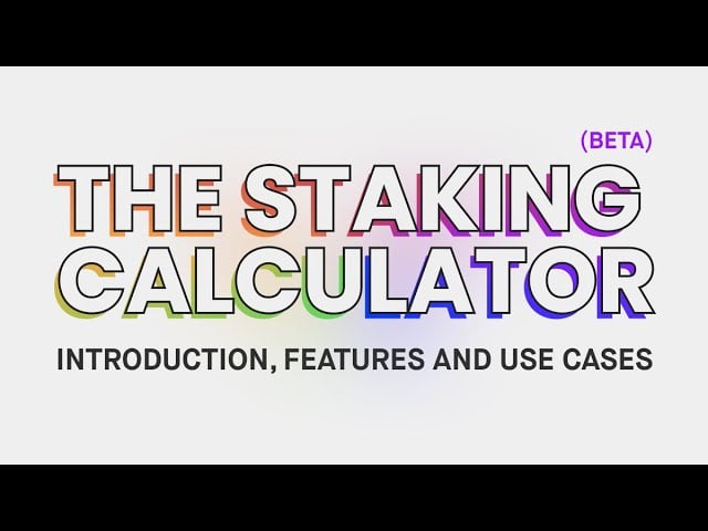 Bitbuy Staking Rewards Calculator