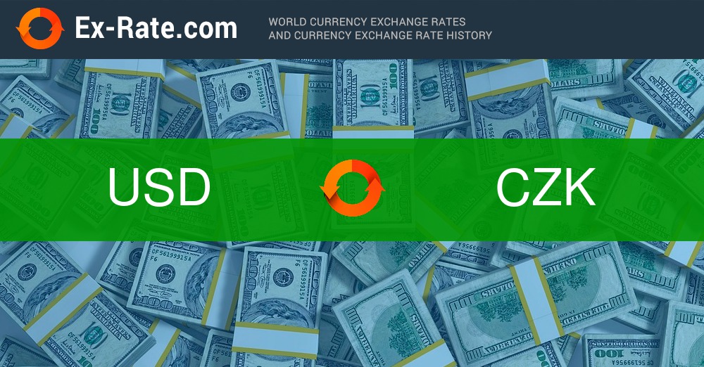 1 CZK to USD - Czech Koruny to US Dollars Exchange Rate