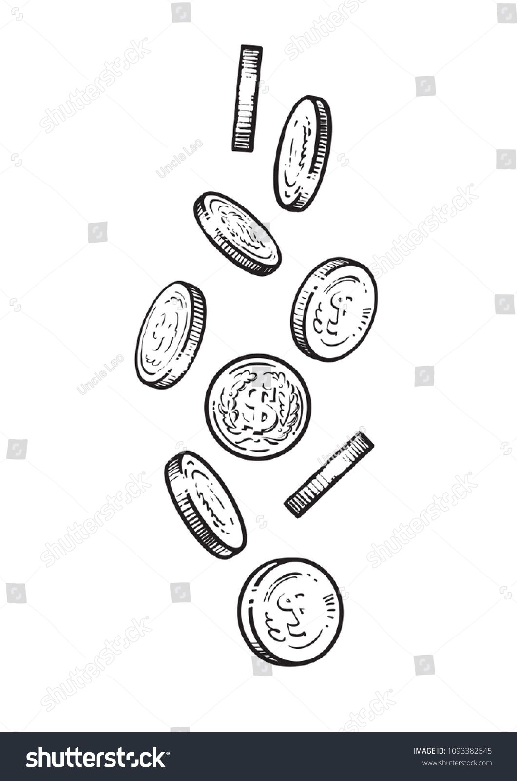 Coin line art Vectors & Illustrations for Free Download | Freepik