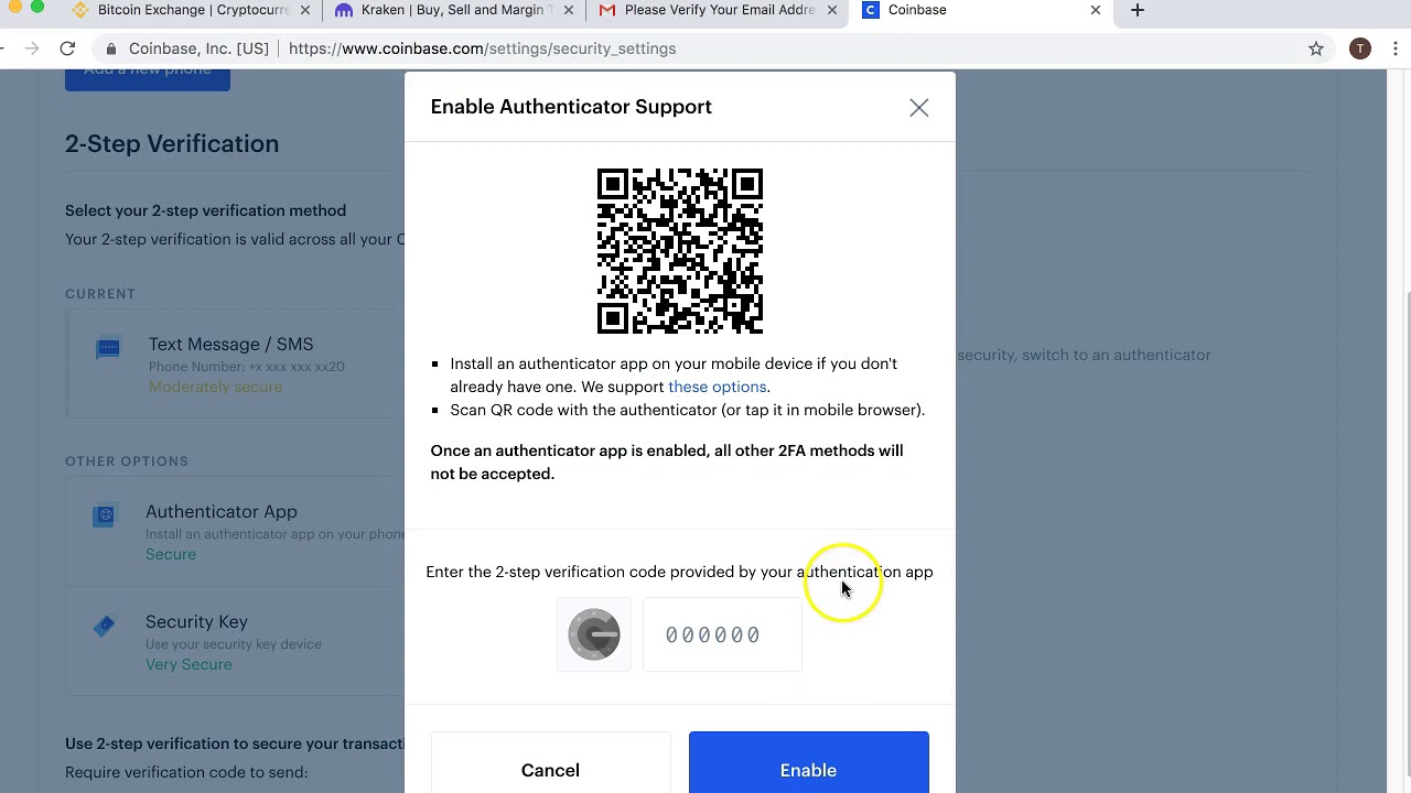 getting authenticator to work again with coinbase - Google Account Community