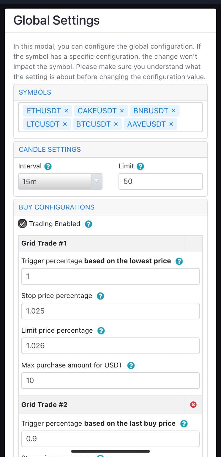 Python Binance Trading Robot