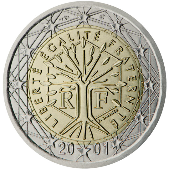 2 euro , France - Coin value - bymobile.ru