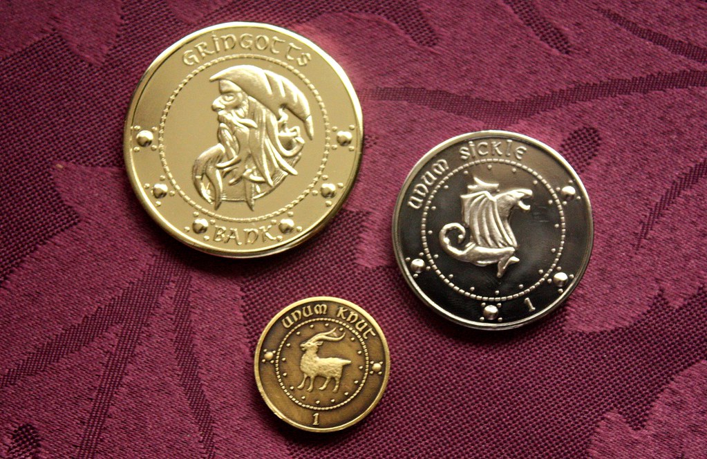 Set of Gringotts Bank Coins