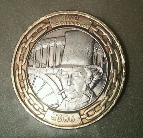 Isambard Kingdom Brunel £2 Coin : Paddington Station